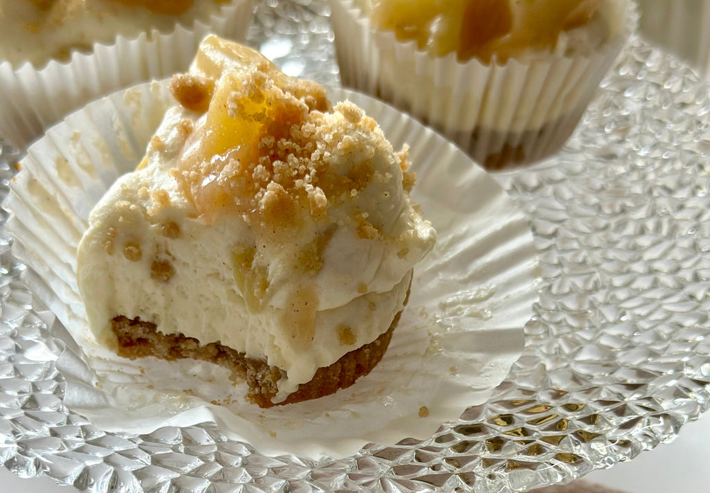 Apple Crisp Cheesecake Bites No Bake Filling – Calhoun Bend Mill