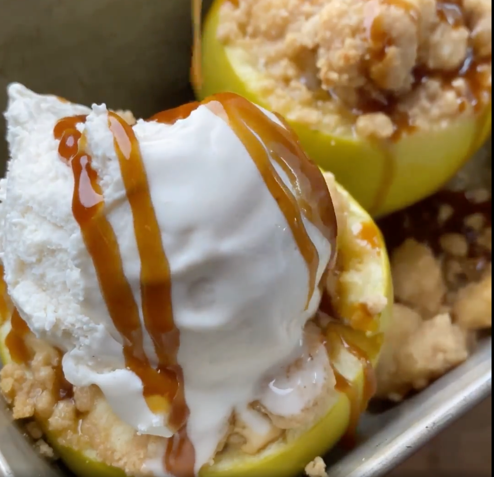 Apple Crisp Baked Apples – Calhoun Bend Mill