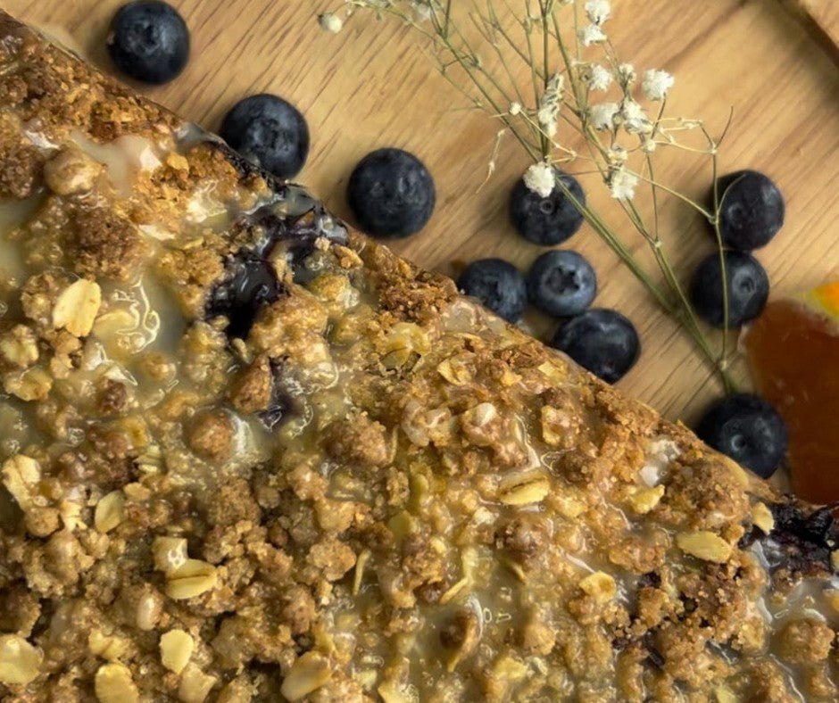 Orange Blueberry Crumble Bread – Calhoun Bend Mill