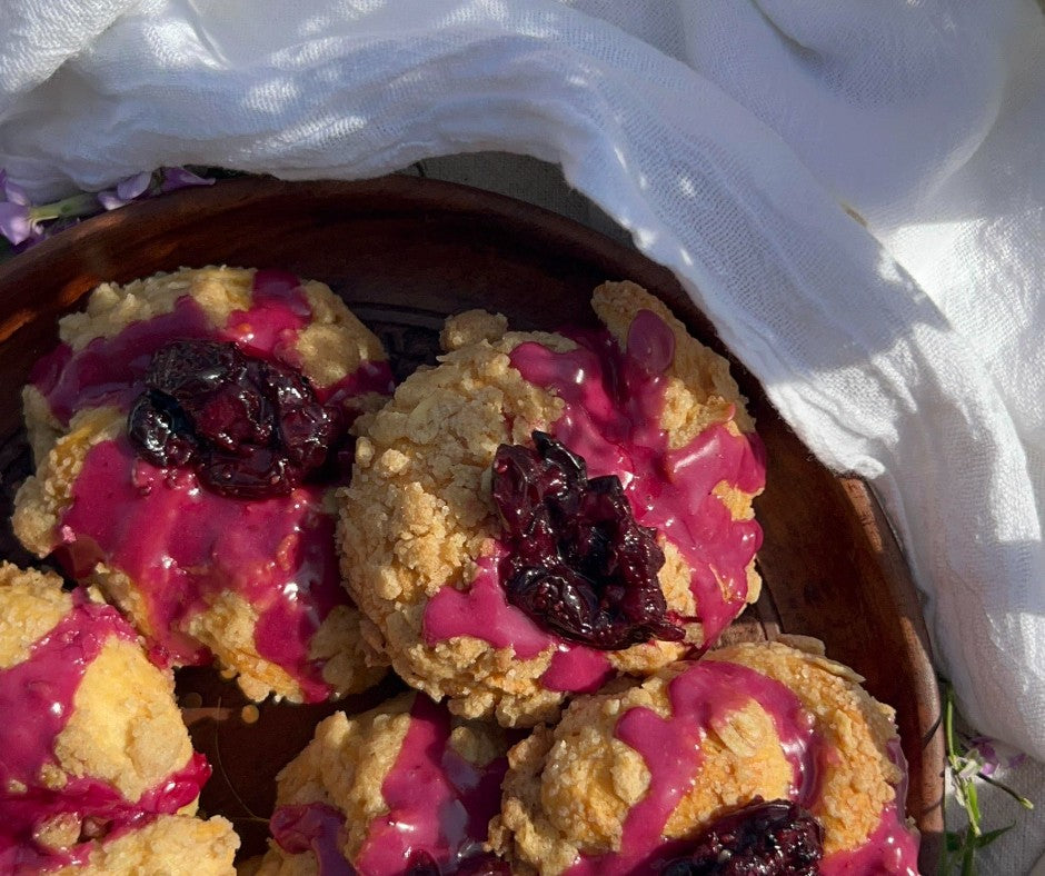 Blueberry Crumble Biscuits – Calhoun Bend Mill