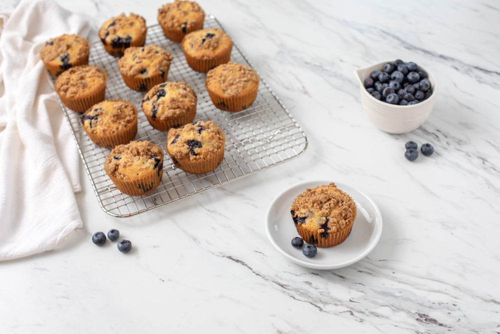 Blueberry Crumble Muffins – Calhoun Bend Mill