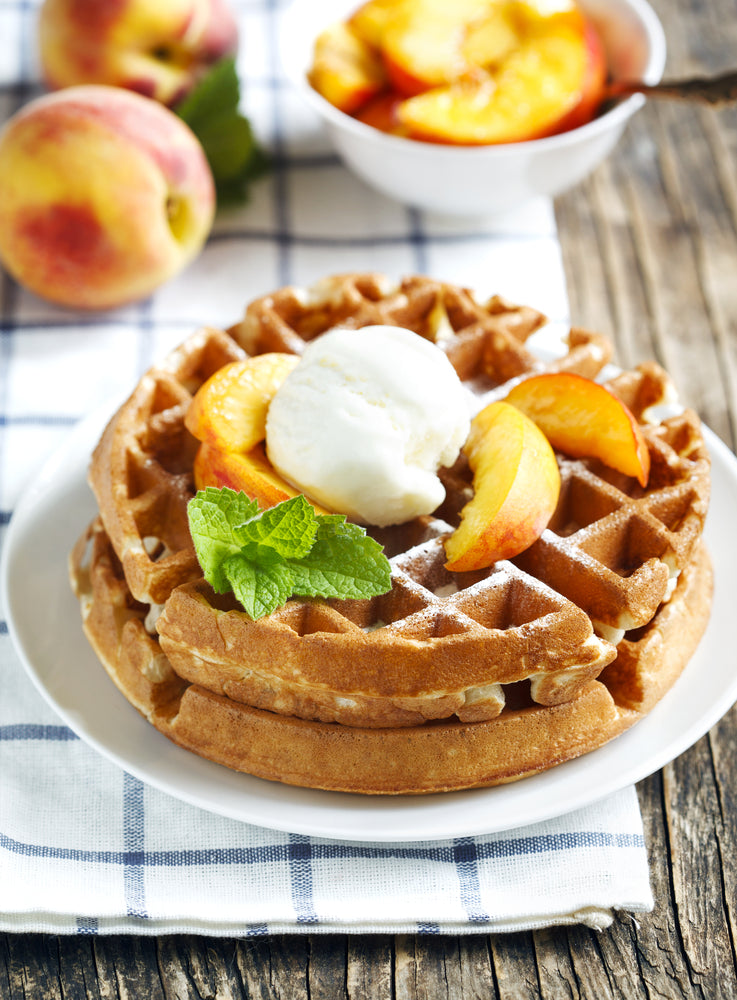 Peach Waffles – Calhoun Bend Mill