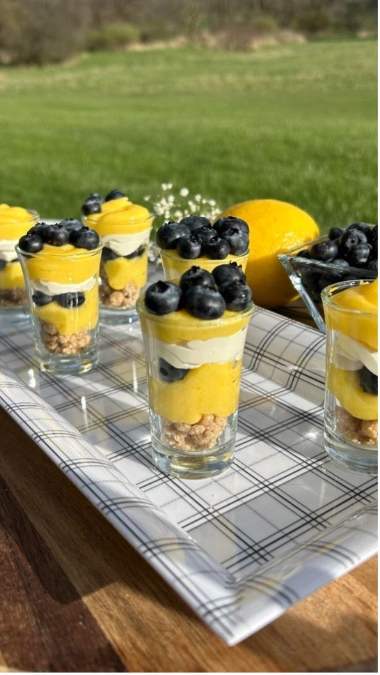 Lemon Blueberry Crumble Cups