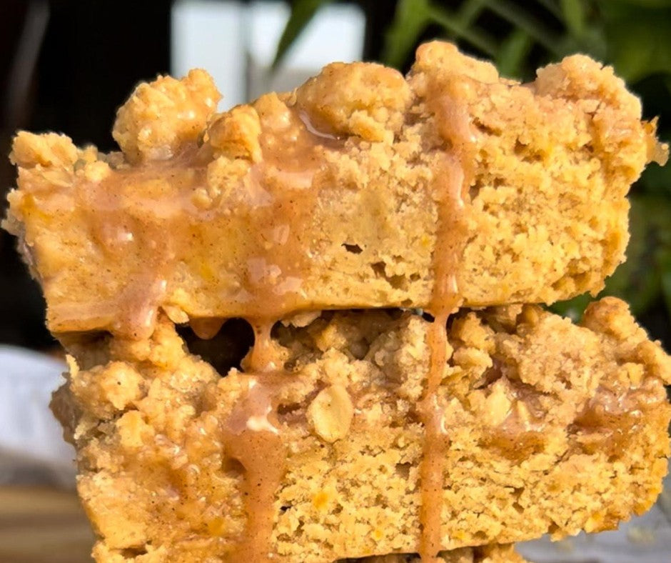 Pumpkin Crumble Bars